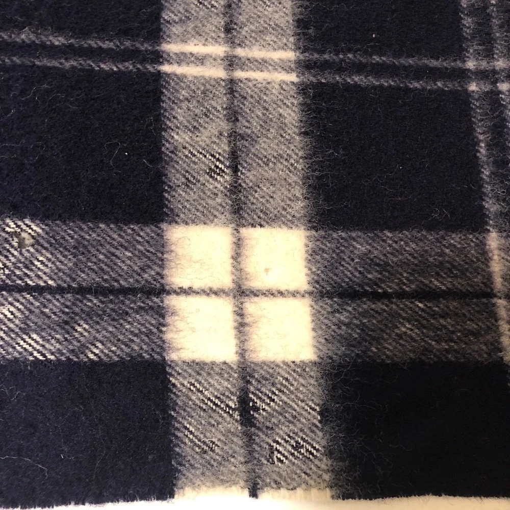 Christine Dior vintage scarf. Navy blue & gray